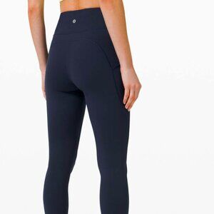 Lululemon Invigorate True Navy Blue 25" Size 6